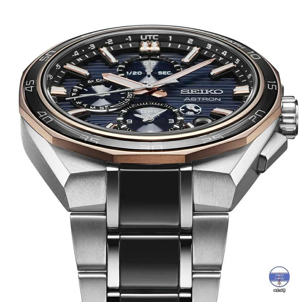 세이코 아스트론 넥스터 남성 솔라 메탈 손목 시계 티타늄 SBXC180 | 크로켓