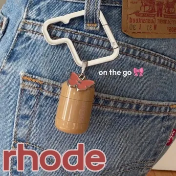 rhode 헤일리 비버 로드 미니 키링 카라비너 틴트 가을 신상 한정판
