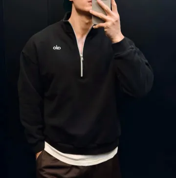 ALO 알로 요가 어콜레이드 1/4 집 풀오버 U3040RG
