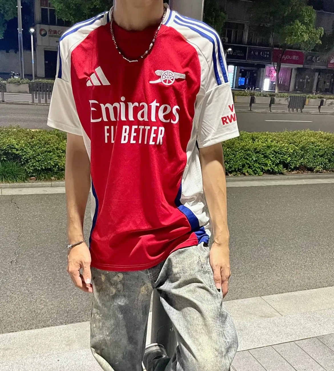 아디다스 아스날 레알마드리드 저지 24/25 축구 유니폼 레플리카 레드 IT6141