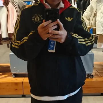 아디다스 맨유 맨체스터 유나이티드 FC 리버시블 집업 트랙탑 자켓 바람막이 JM5561