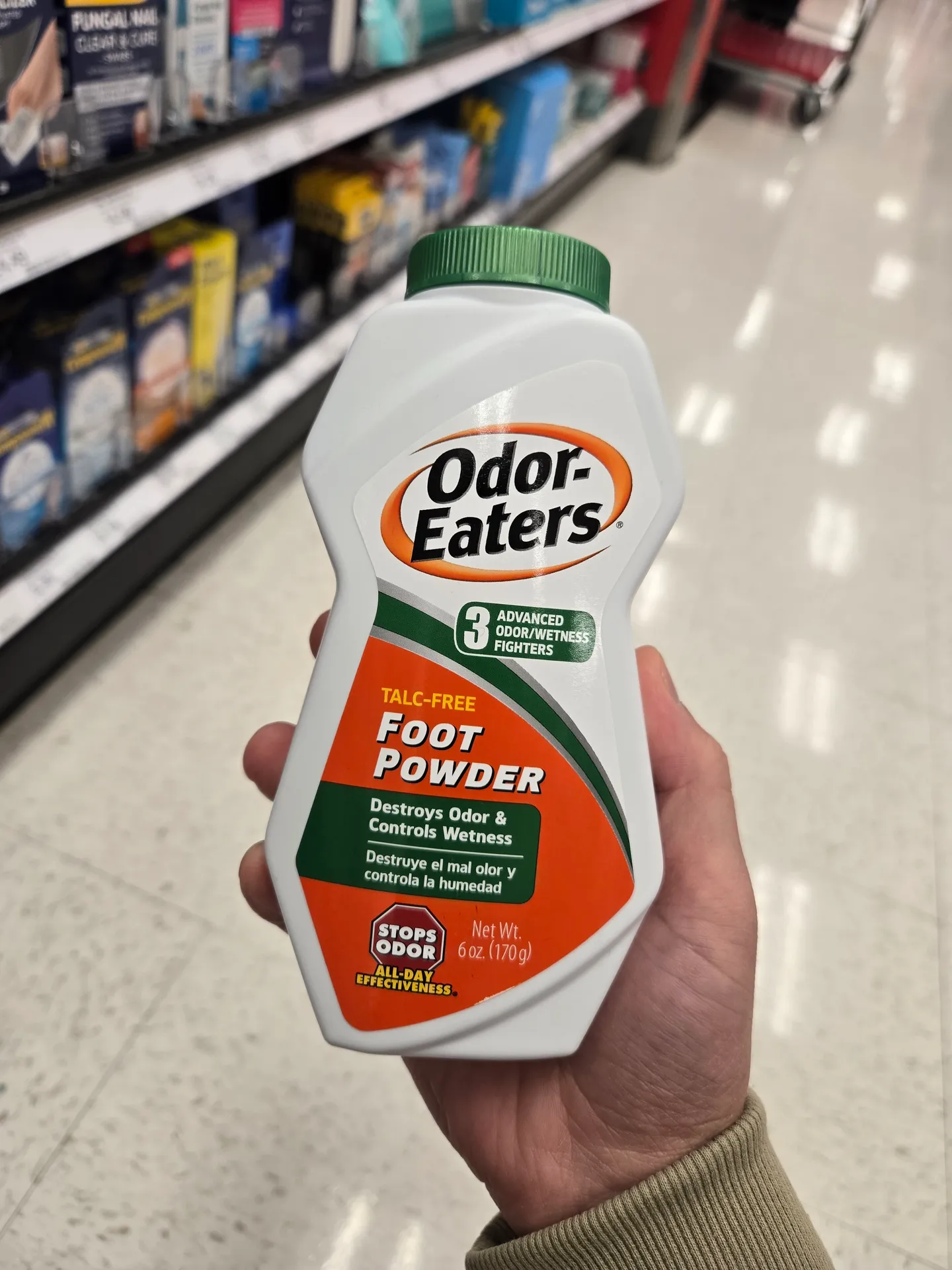 오더이터 탈크프리 발냄새 풋 파우더 170g | 크로켓