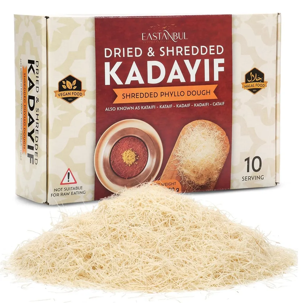 카다이프 면 튀르키예 두바이 Eastanbul Dried Chopped Kataifi Kadayif 500g