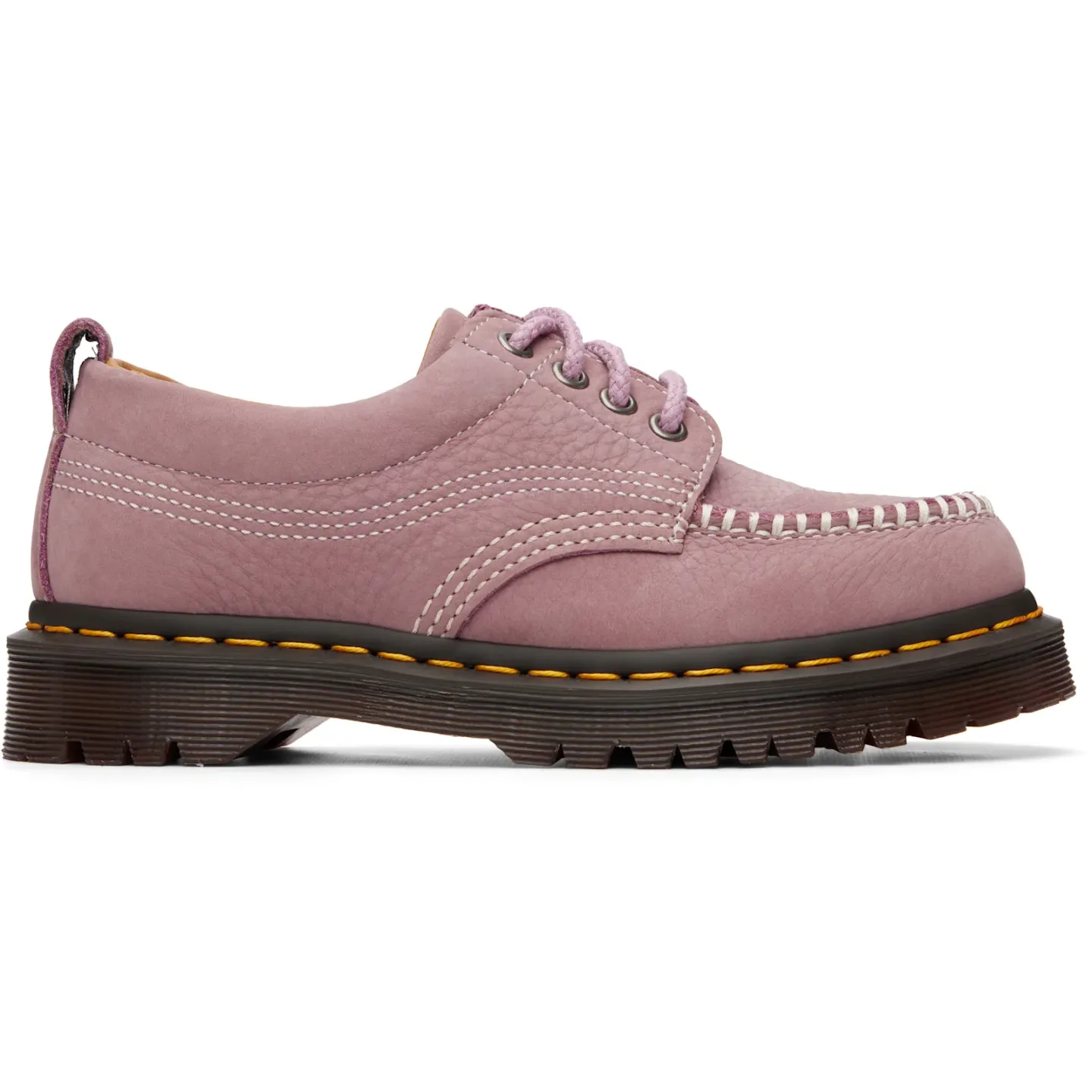 닥터마틴 [해외] Dr Martens 닥터마틴 핑크 로웰 누벅 가죽 더비 슈즈 - Dusty Rose 핑크/Milled Nubuck