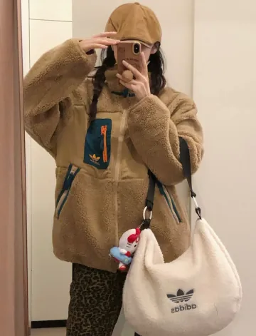 아디다스 OG 뽀글이 플리스 블랙 퍼플 브라운 자켓 IN0993 IN0994