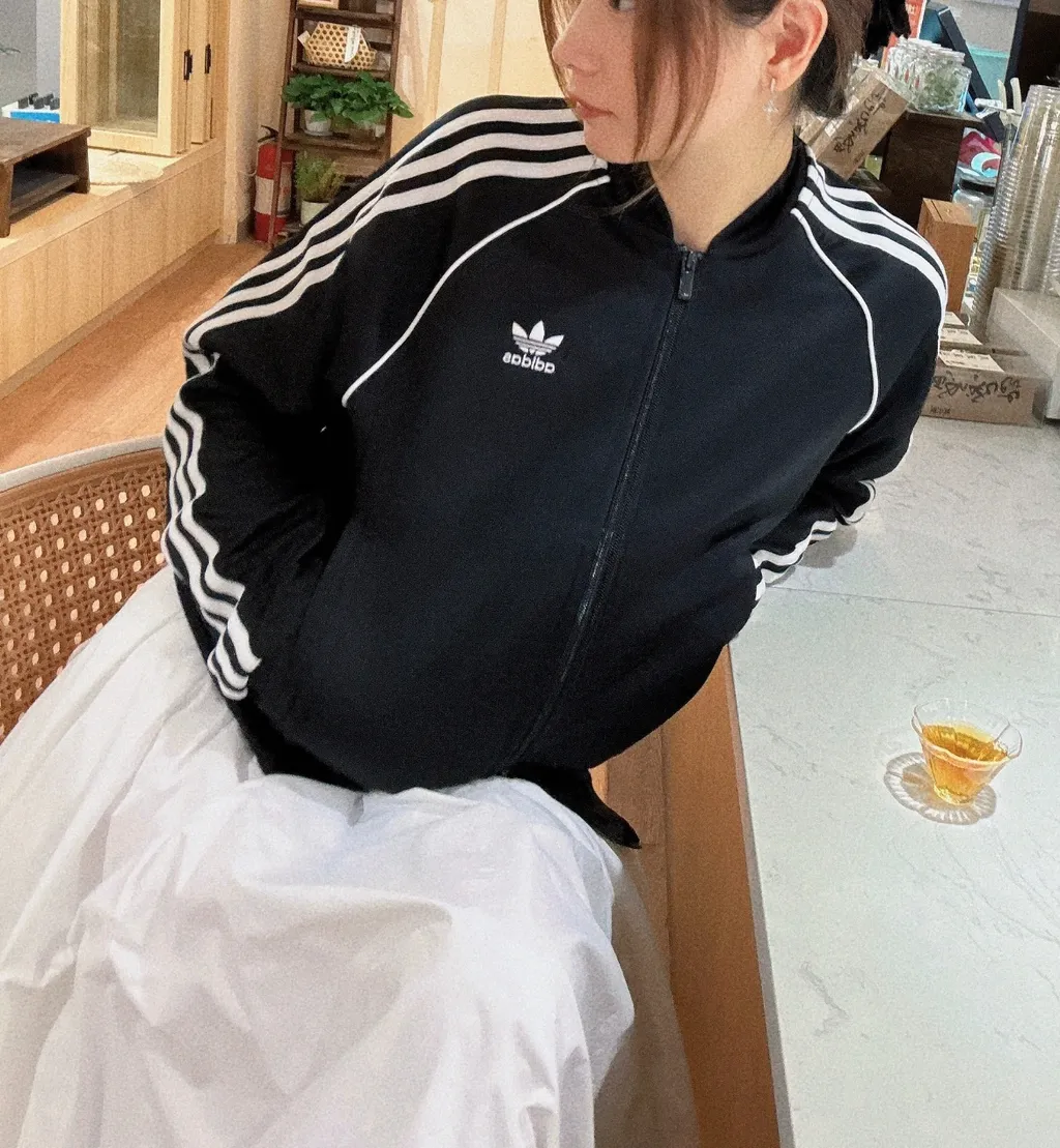 아디다스 아디컬러 집업 져지 자켓 블랙 IM4545