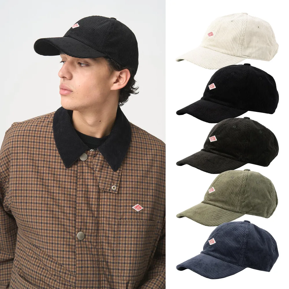 단톤 DANTON 남녀공용 코듀로이 6패널 캡 데일리 볼캡 모자 DT-H0227 CDU