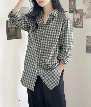 폴로랄프로렌 남녀공용 클래식핏 멀티 체크 트윌 셔츠