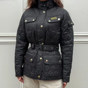 [바버 핫딜/관세포함]바버 인터내셔널 퀼트 퀼팅 퀼티드 자켓 블랙 LQU0316BK91