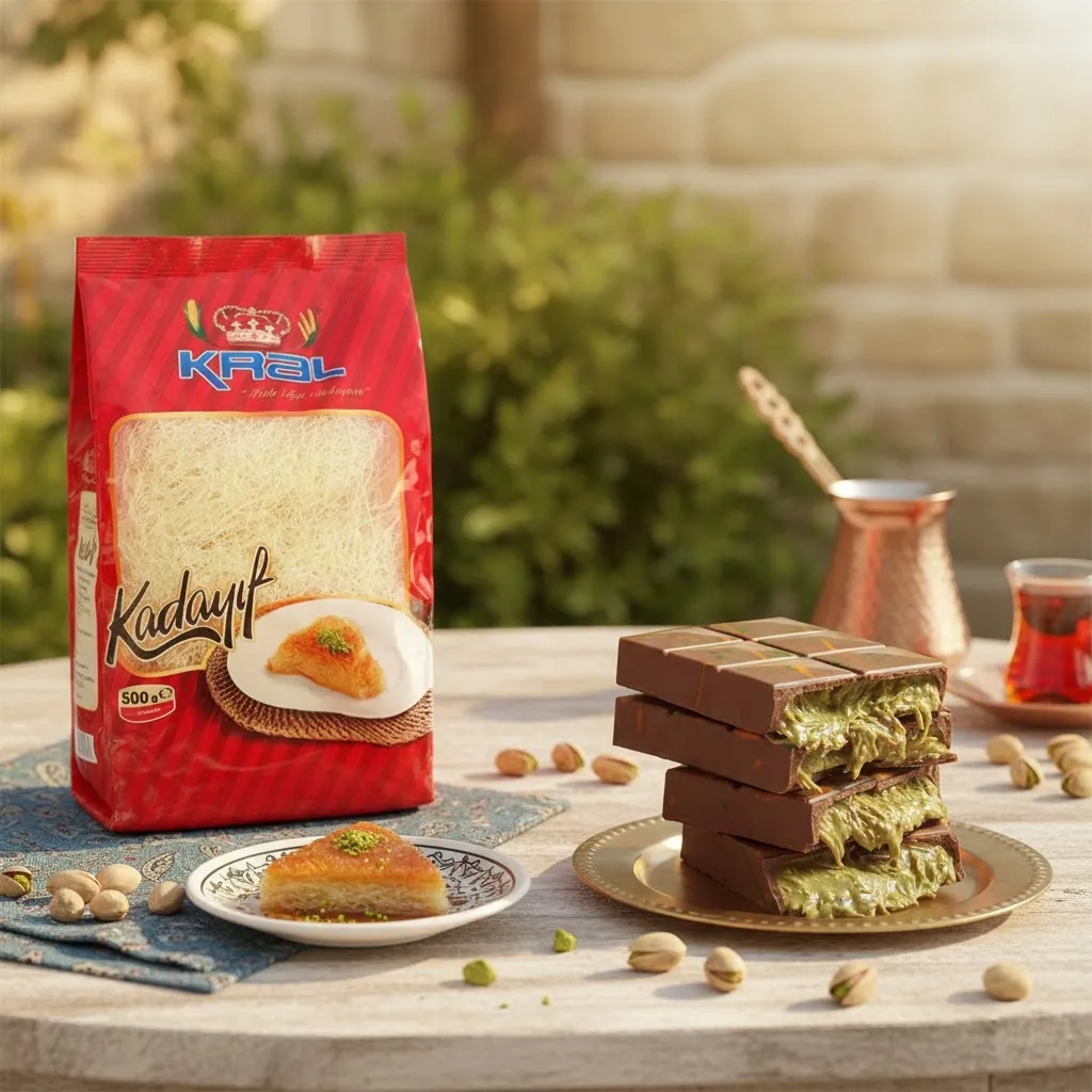 KRAL 크랄 건조 카다이프 500g 두바이 초콜릿 재료 잘게썬 카타이피 면