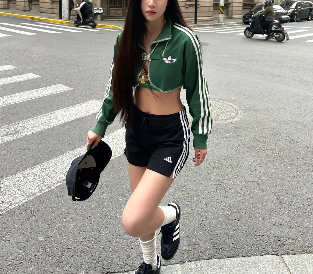 [해외] 아디다스 반바지 에센셜 슬림 3S 쇼츠 우먼 블랙 GM5523