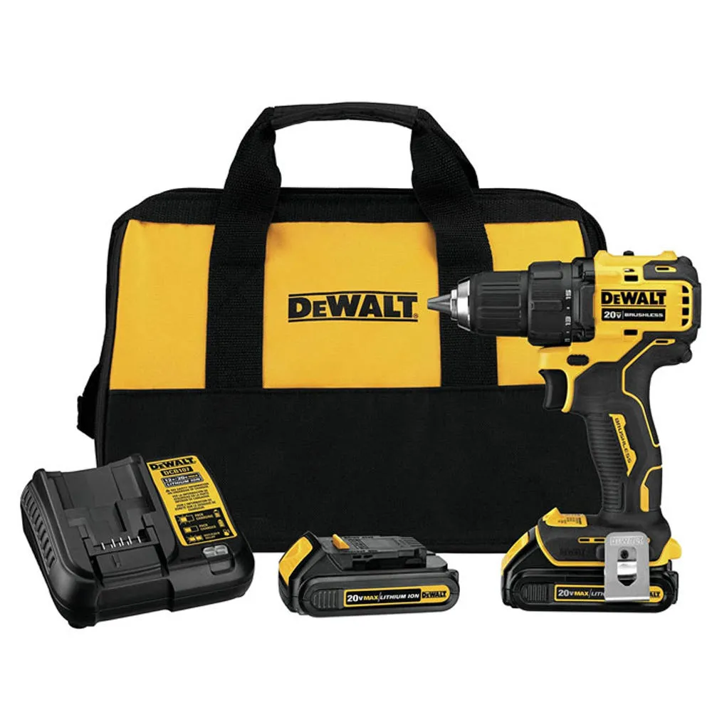 [해외] 디월트 20V 무선 드릴 드라이버 키트 1/2인치 - DEWALT Cordless Drill Driver Kit 1/2-Inch DCD708C2