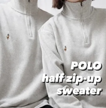폴로 남성 하프집업 니트
