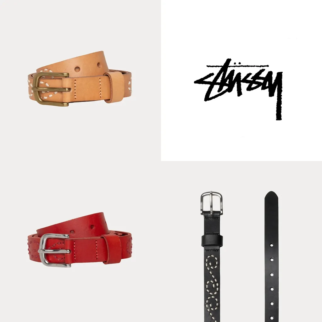 스투시 엠브로이드 S벨트 STUSSY EMBROIDERED S BELT | 크로켓