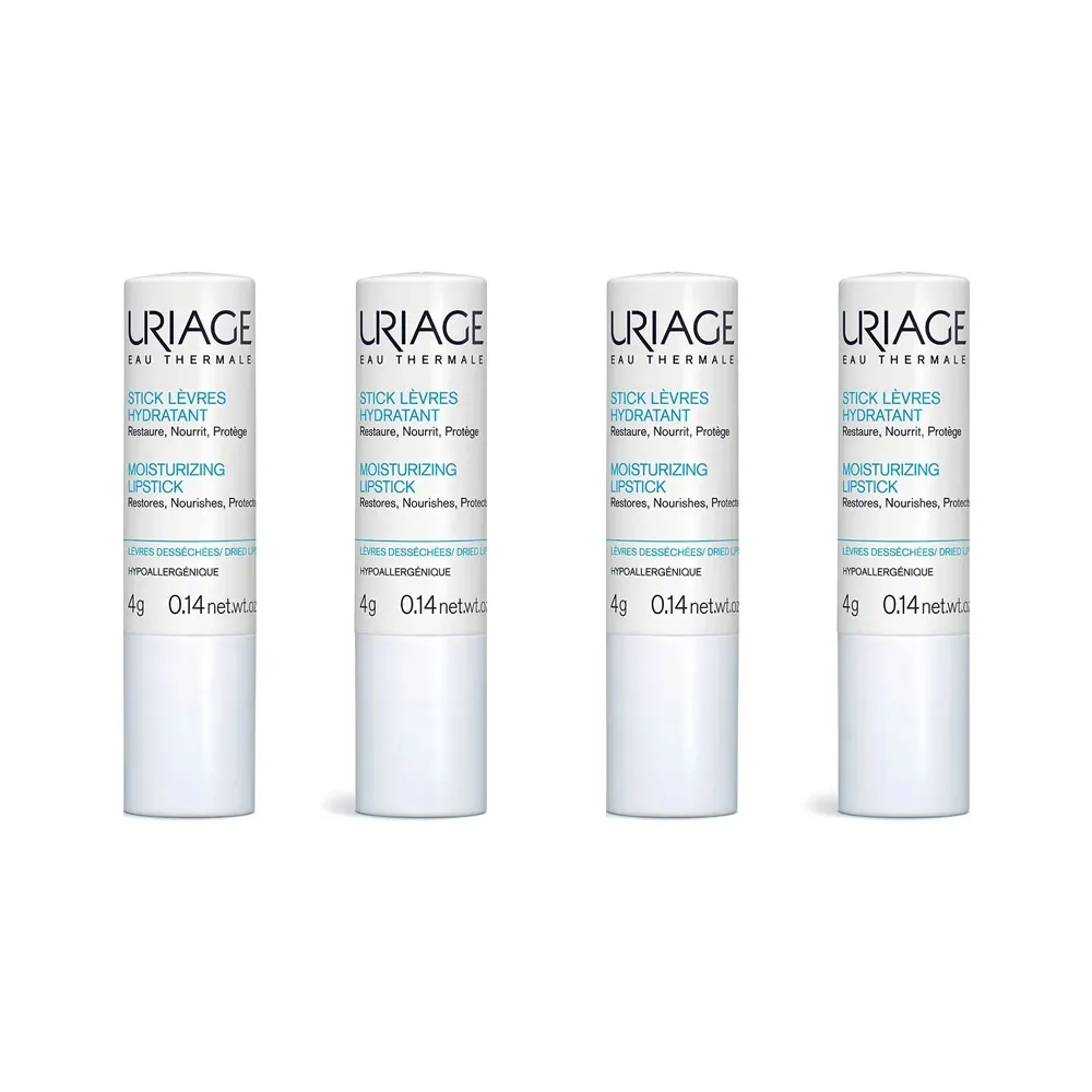 [해외] Uriage LRIAGE STICK LEVRES 모이스처라이징 립밤 4g x 4개