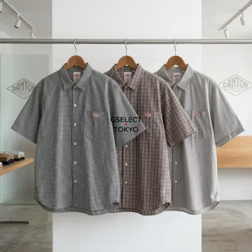 단톤 남성 워크 반팔 체크 셔츠 26SS DT-B0049 CPP