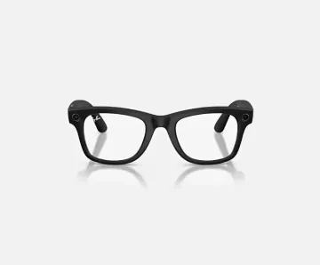 사전예약- 레이밴 메타 AI 안경 웨이페어러 3세대 GEN 2 Matte Black - Clear/Grey Transitions