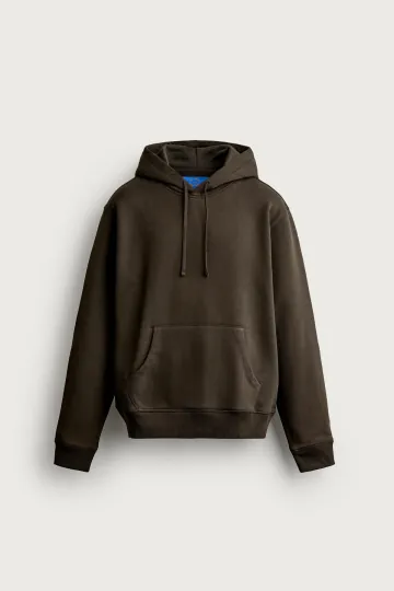 자라 0FR. 파리 X 후드 스웨트셔츠 4087/370/717 CHOCOLATE