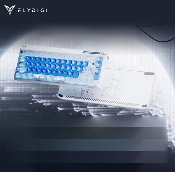 [해외] 플라이디지 Flydigi FS68 마그네틱 스위치 게이밍 키보드 68키 래피드트리거 RT FPS 키보드
