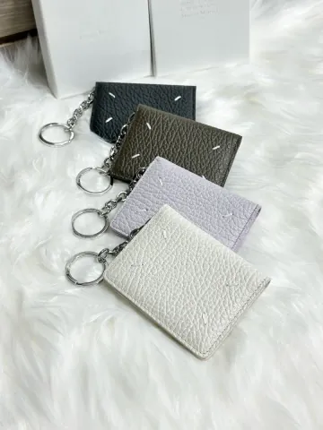 메종마르지엘라 가죽 스티치 키링 카드 반지갑 8컬러 S56UI0128 P4455