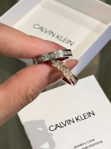 [2개 세트] CK 캘빈클라인 calvin klein 커플링 반지 로즈골드 [캘빈 반지 특가]