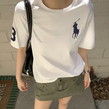 폴로 랄프로렌 여성 보이즈 클래식핏 빅포니 코튼 반팔티 3컬러