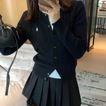 폴로 랄프로렌 걸즈 꽈배기 니트 가디건 3컬러