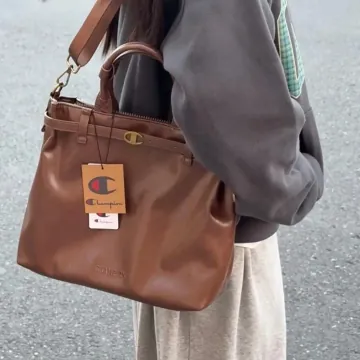 챔피온 켈리 토트백 크로스 숄더백 브라운 U6AACPU81