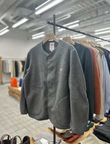 26FW DANTON 단톤 후리스 가디건 노카라 자켓 34-44사이즈