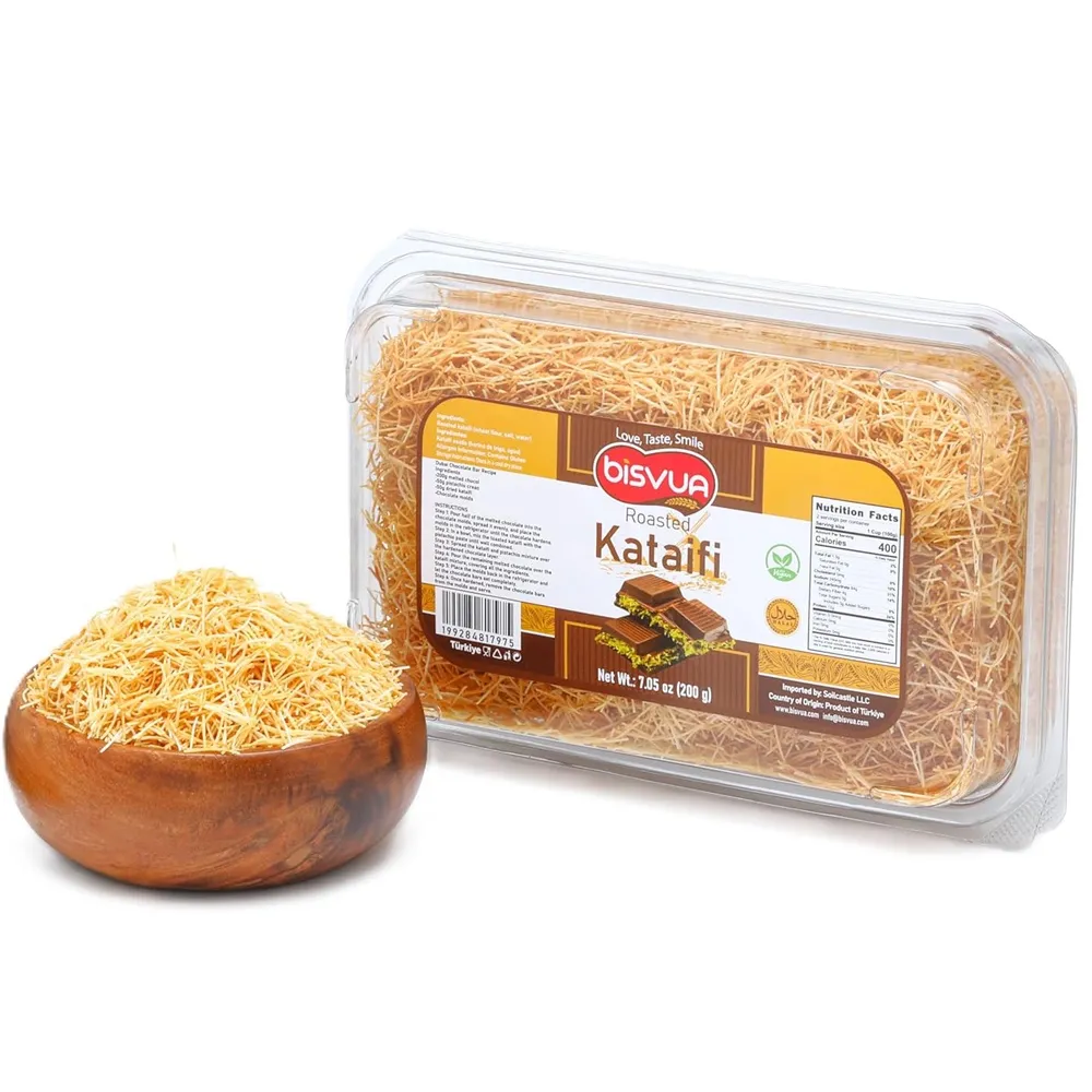 카다이프 구운 볶은 면 튀르키예 두바이 BISVUA Roasted Chopped Kataifi Kadayif 200g