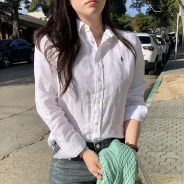 폴로 랄프로렌 포니로고 린넨 셔츠 보이즈 3컬러  323-967600