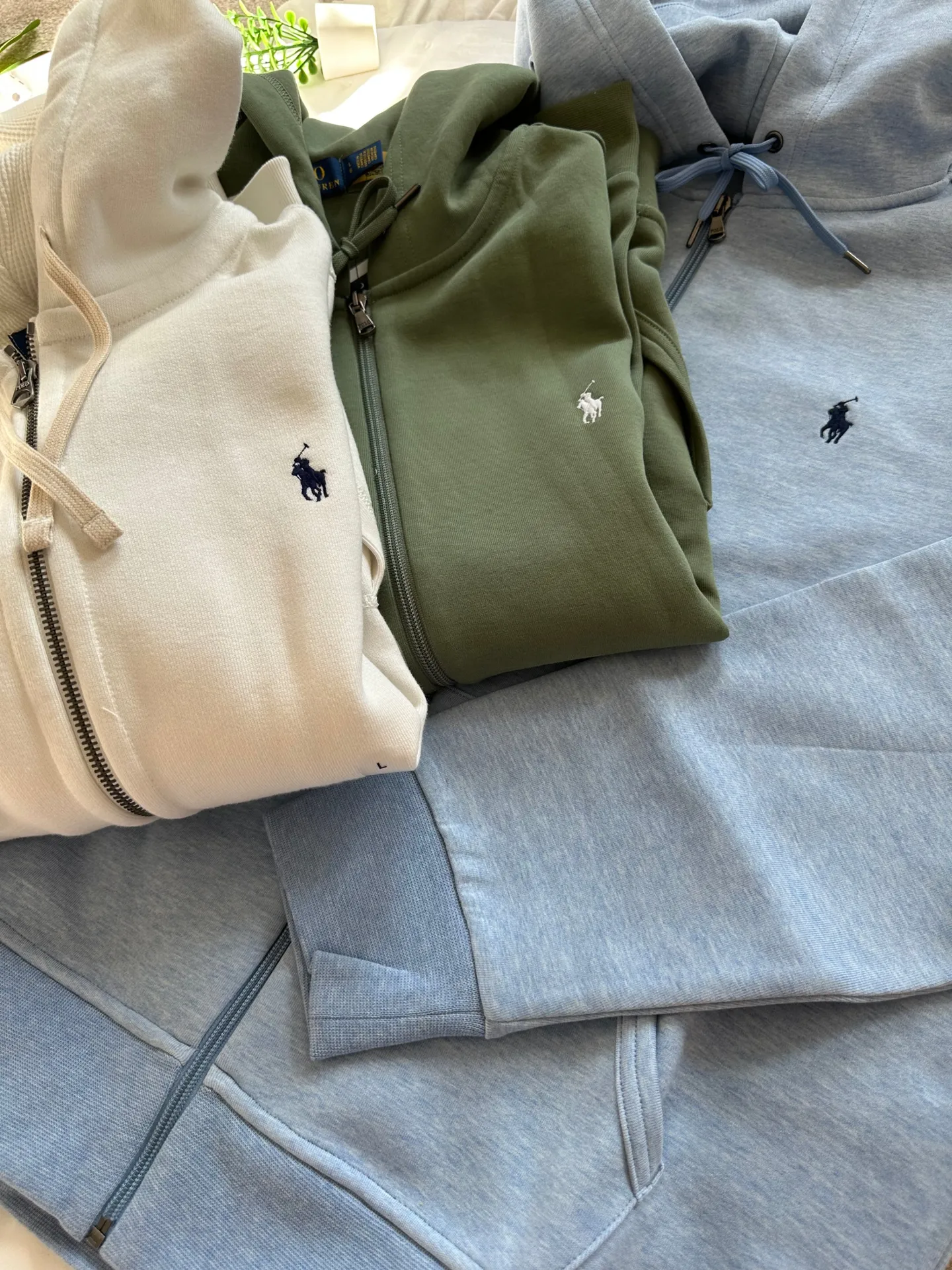 인기특가전)폴로랄프로렌 polo ralph lauren 남성/ 남녀공용 포니자수 더블 니트 스판 후드 & 집업후드