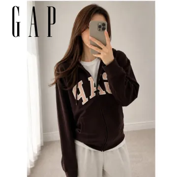 26년 GAP 갭 여성 여자  로고 집 집업 플리스 후디 후드집업 후드티 후드 Gap Logo Zip Hoodie
