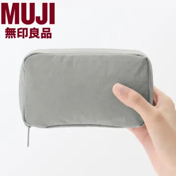 MUJI 무인양품 꺼내기 쉬운 나일론 파우치 M