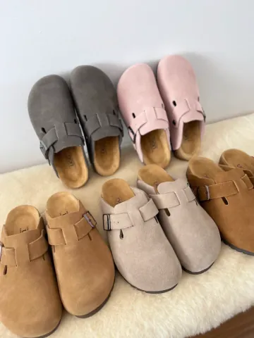 호주 어그 버켄스탁 보스턴 남녀공용 어그슬리퍼