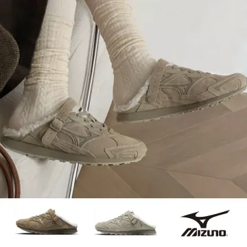 미즈노 LG 6OS SLIPPER 뮬 스니커즈 브라운 샌드베이지 D1GH252503 D1GH252501