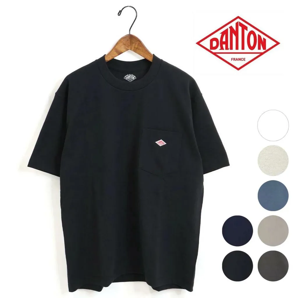 단톤 남성 라운드 포켓 여름 반팔 티셔츠 DT-C0198TCB