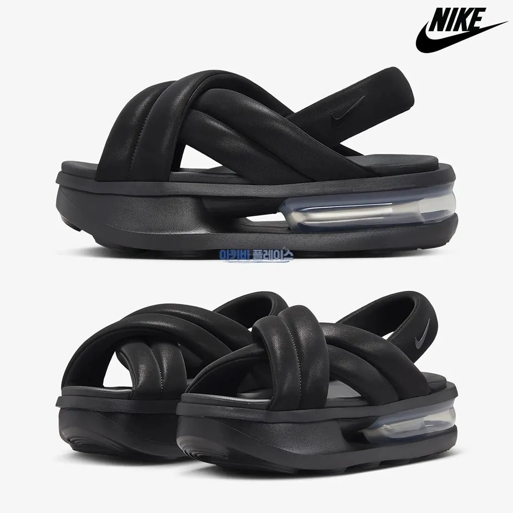나이키 우먼스 에어 맥스 아일라 키높이 통굽 샌들 블랙 FJ5929 003
