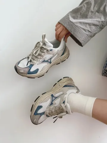 미즈노 레이서 S 운동화 그레이 네이비 D1GH223527