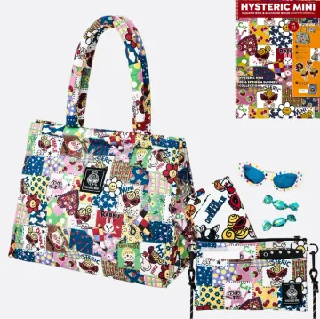 히스테릭글래머 일본 잡지부록 미니 스퀘어백 샤코슈백 패치워크 3종 증정