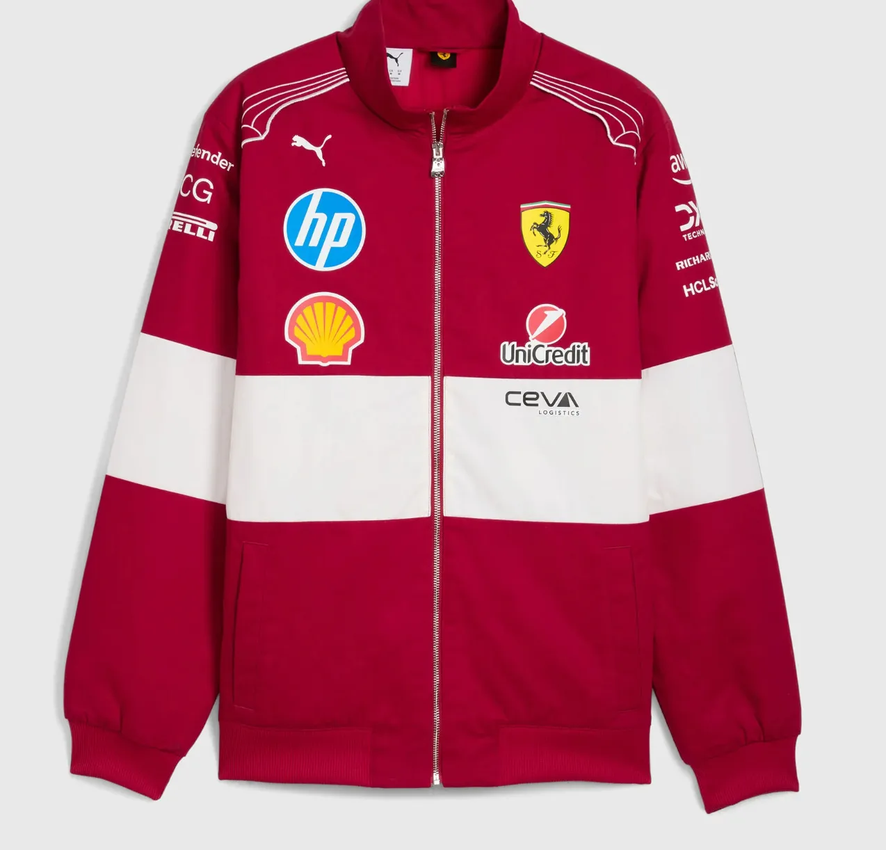 페라리 F1 푸마 2025 팀 빈티지 자켓 Scuderia Ferrari F1 PUMA 2025 Team Vintage Jacket