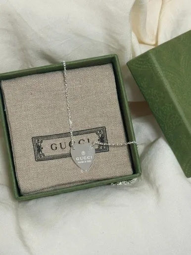 구찌 GUCCI 하트 실버 목걸이 남녀공용 일본 직배송 223512 J8400 8106 [명품 특가 오픈]