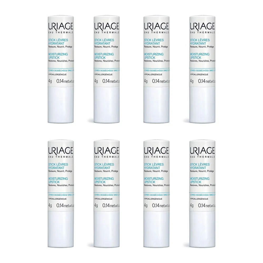 [해외] Uriage LRIAGE STICK LEVRES 모이스처라이징 립밤 4g x 8개