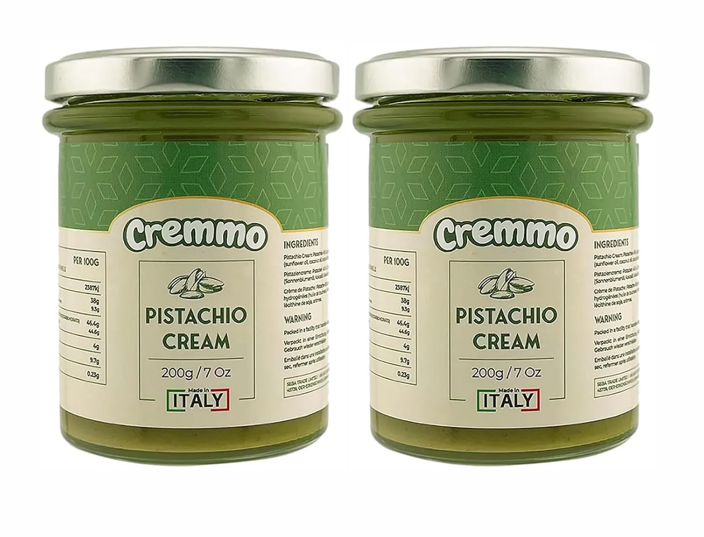 크렘모 피스타치오 크림 스프레드 400g