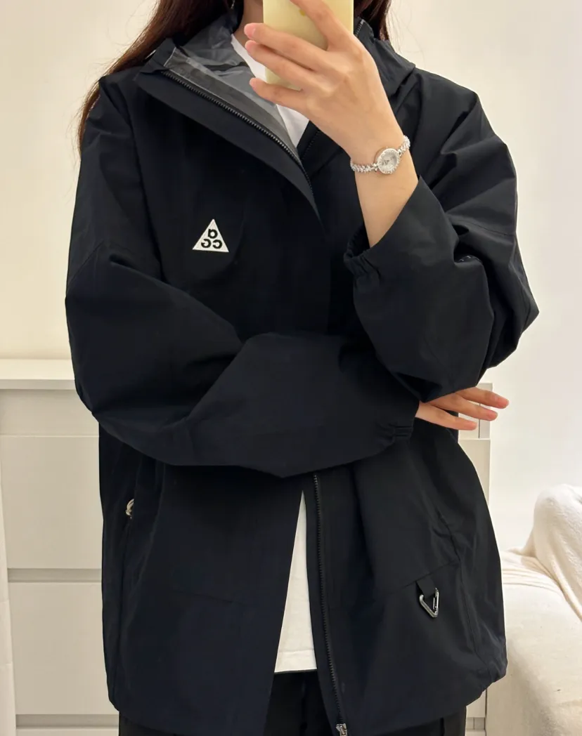나이키 ACG 스톰핏 ADV 케스케이드 레인 풀 집 자켓 재킷 바람막이 블랙 DV9416-010