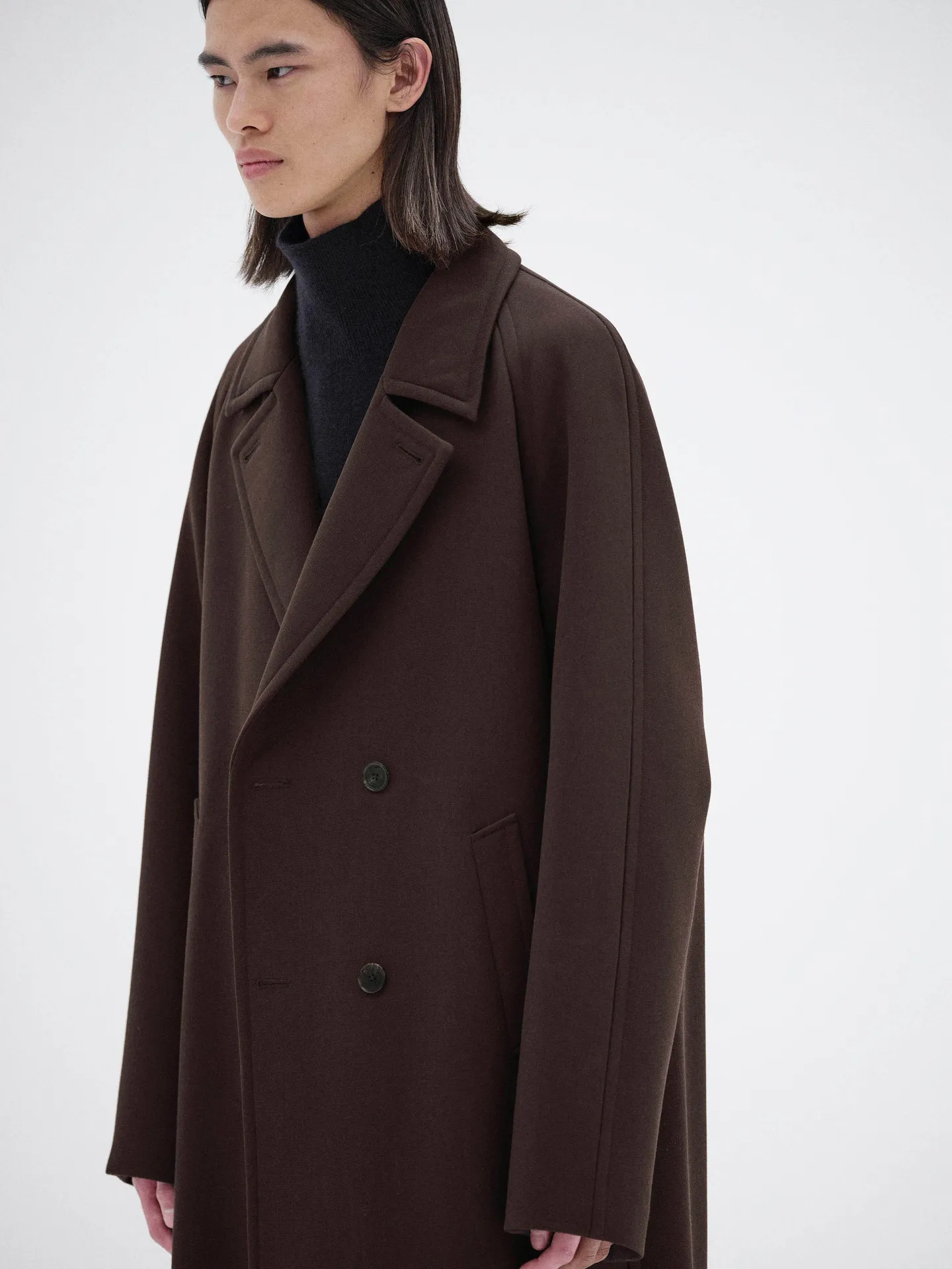 AURALEE 오라리 / TWISTED DOUBLE CLOTH COAT / 2컬러 / A25AC01WD