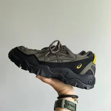 아식스 젤 픽엑스 남녀공용 트래킹화 블랙 카키 1203A867-301