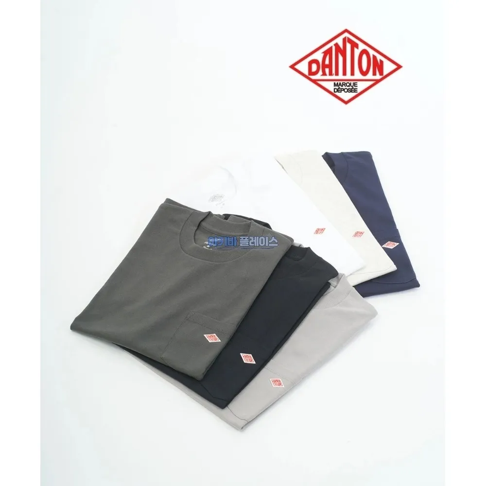단톤 25SS 남성 포켓 로고 무지 반팔 티셔츠 9컬러 DT-C0198TCB