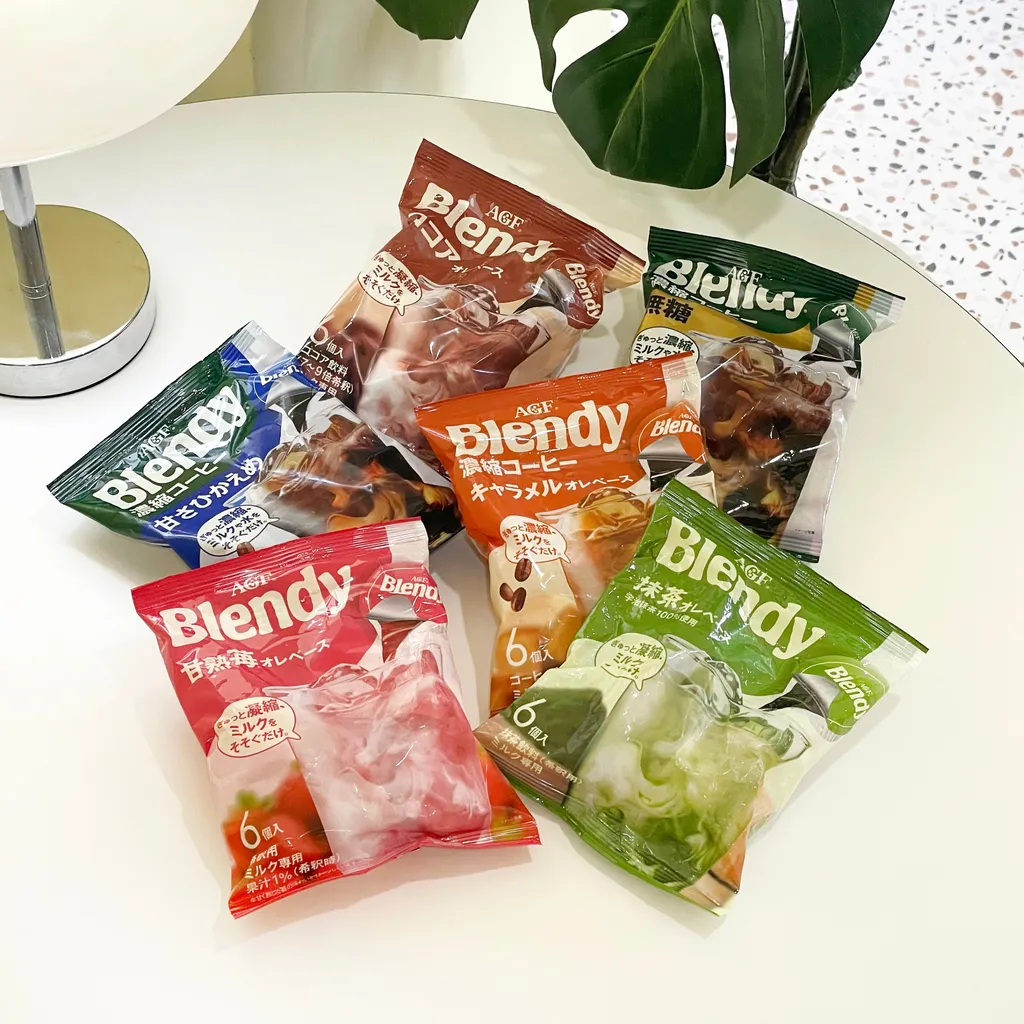 얼음물에 잘 어울리는 블랜디 액상커피 포션커피  블렌디  Blendy 액상 커피포션