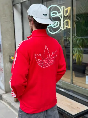 아디다스 스케이드보딩 x 코건컬트 슈퍼파이어 트랙 탑 베러 스칼렛 라이트 솔리드 그레이 - US 사이즈  KC6306